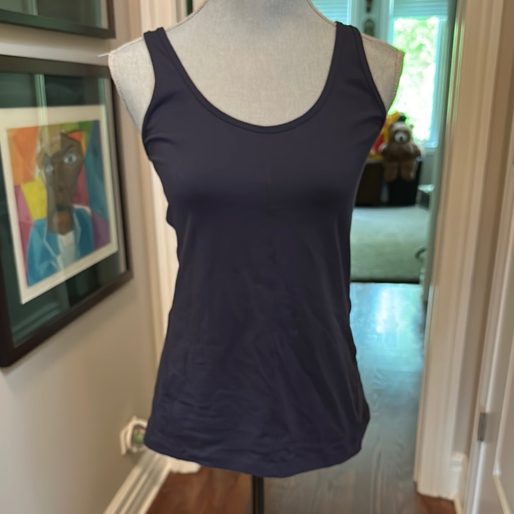 Lululemon Athletica Fitted Blue Tank Top